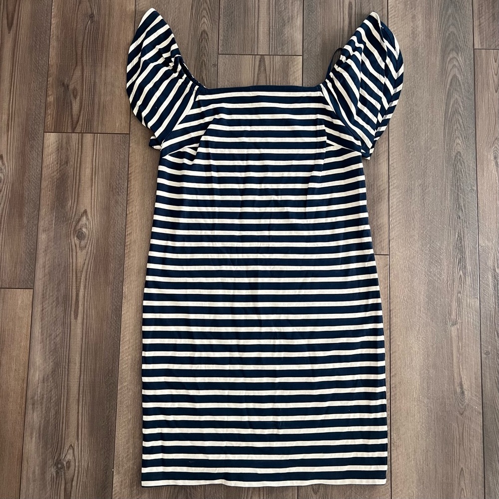 Lauren Ralph Lauren Varsteen Blue Striped Dress Size PS